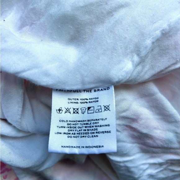 Faithfull the Brand Bronte Midi Dress Magnolia Floral Print size 4 - Picture 9 of 10